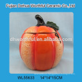 Decorativas calabaza en forma de contenedores de cerámica para 2016 halloween regalos